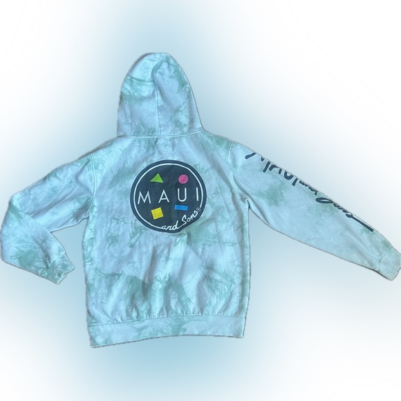 Maui and Sons Tops - Maui and Sons adult Tie-Dye Hoodie
